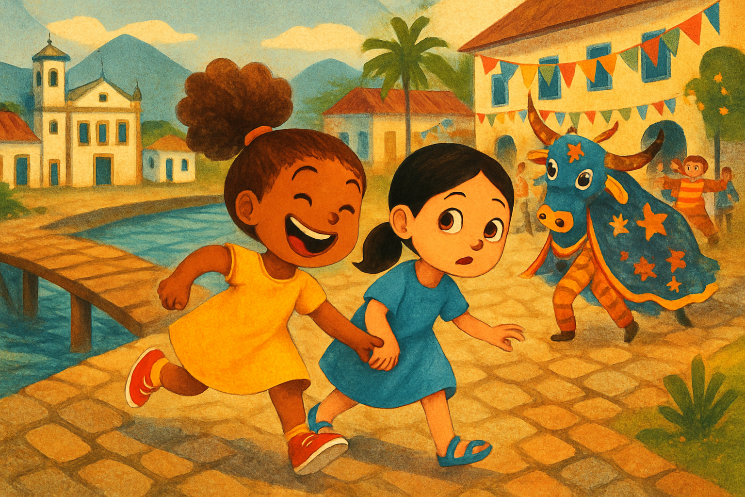 Ilustração da história Estrela e Lua: As Irmãs Diferentes